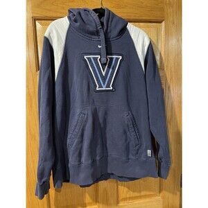 Vintage 2000s Villanova University Embroidered Nike Hoodie Size Large